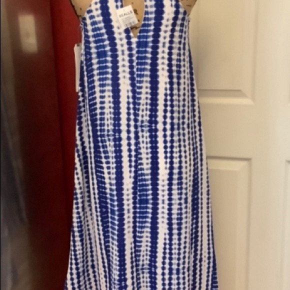 NWT Almost Famous Halter High/Low Midi Dress - Picture 2 of 5